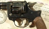 WW2 FRENCH ST. ETIENNE MODEL 1892/21 D.A. 8MM ORDNANCE REVOLVER W/HOLSTER AND 92ND CAVALRY RECONNAISSANCE SQUADRON CAPTURE PAPERS. - 4 of 12