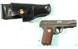 EXCEPTIONAL DOUBLE IDENTIFIED GENERAL OFFICER’S COLT MODEL 1903 SEMI-AUTO .32 ACP CAL. PISTOL WITH ORIGINAL ISSUE HOLSTER. - 1 of 13