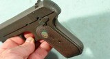 EXCEPTIONAL DOUBLE IDENTIFIED GENERAL OFFICER’S COLT MODEL 1903 SEMI-AUTO .32 ACP CAL. PISTOL WITH ORIGINAL ISSUE HOLSTER. - 8 of 13