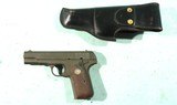EXCEPTIONAL DOUBLE IDENTIFIED GENERAL OFFICER’S COLT MODEL 1903 SEMI-AUTO .32 ACP CAL. PISTOL WITH ORIGINAL ISSUE HOLSTER. - 2 of 13