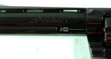 1977 COLT PYTHON .357 MAGNUM 6" BLUE REVOLVER IN ORIG BOX. - 3 of 9
