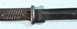 WW2 GERMAN MAUSER K98K BAYONET WITH SCABBARD AND FROG BY CLEMEN AND JUNG. - 3 of 9