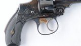 SMITH & WESSON SAFETY HAMMERLESS SECOND MODEL .32 S&W CAL. 3” BLUE REVOLVER CIRCA 1905. - 5 of 5