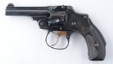 SMITH & WESSON SAFETY HAMMERLESS SECOND MODEL .32 S&W CAL. 3” BLUE REVOLVER CIRCA 1905. - 2 of 5