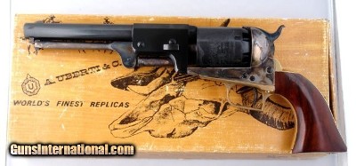 UBERTI REPRODUCTION COLT 1ST MODEL DRAGOON PERCUSSION .44 CAL. 7 1/2” REVOLVER IN BOX CIRCA 1980’S.