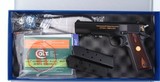 COLT CUSTOM SHOP LIMITED EDITION MODEL 1911-A1 HAMMONASSETT FISHING ASSN. 125TH ANNIVERSARY .45 ACP CAL. SEMI-AUTO PISTOL NEW IN BOX CA. 2013. - 2 of 7