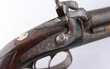 ORNATE LIEGE PERCUSSION OVER/UNDER OFFICER’S PISTOL CIRCA 1840. - 4 of 10