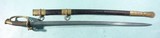 CIVIL WAR AMES MFG. CO. U.S. MODEL 1850 FOOT OFFICER’S SWORD AND SCABBARD. - 4 of 13