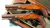ORIGINAL CASED PAIR BRITISH JOHN MANTON & SON PERCUSSION OFFICER’S PISTOLS CIRCA 1840. - 10 of 20