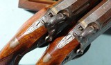 ORIGINAL CASED PAIR BRITISH JOHN MANTON & SON PERCUSSION OFFICER’S PISTOLS CIRCA 1840. - 9 of 20