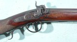 ORIGINAL JACOB KUNZ PHILADELPHIA, PENNSYLVANIA PERCUSSION HALF-STOCK SPORTING RIFLE CA. 1835-40. - 4 of 16