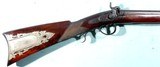 ORIGINAL JACOB KUNZ PHILADELPHIA, PENNSYLVANIA PERCUSSION HALF-STOCK SPORTING RIFLE CA. 1835-40. - 1 of 16
