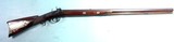 ORIGINAL JACOB KUNZ PHILADELPHIA, PENNSYLVANIA PERCUSSION HALF-STOCK SPORTING RIFLE CA. 1835-40. - 2 of 16