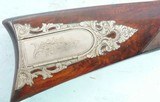 ORIGINAL JACOB KUNZ PHILADELPHIA, PENNSYLVANIA PERCUSSION HALF-STOCK SPORTING RIFLE CA. 1835-40. - 3 of 16