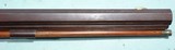 ORIGINAL JACOB KUNZ PHILADELPHIA, PENNSYLVANIA PERCUSSION HALF-STOCK SPORTING RIFLE CA. 1835-40. - 6 of 16