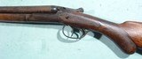 BELGIAN "QUAIL GUN" .410 GAUGE SIDE BY SIDE HAMMER SHOTGUN. - 3 of 14