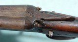 BELGIAN "QUAIL GUN" .410 GAUGE SIDE BY SIDE HAMMER SHOTGUN. - 8 of 14