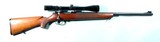 MARLIN MODEL 322 BY SAKO RIHIIMAKI BOLT ACTION .222 REMINGTON CAL. HEAVY BBL RIFLE Ca. 1954 W/SCOPE. - 1 of 9
