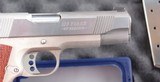 COLT NICKEL STAINLESS LIGHTWEIGHT COMMANDER “100 YEARS OF SERVICE” 45 ACP PISTOL NEW IN BOX. - 6 of 7