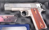 COLT NICKEL STAINLESS LIGHTWEIGHT COMMANDER “100 YEARS OF SERVICE” 45 ACP PISTOL NEW IN BOX. - 2 of 7