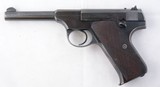 PRE-WAR COLT WOODSMAN .22 LONG RIFLE CAL. SEMI-AUTO 4” PISTOL CIRCA 1941. - 1 of 9