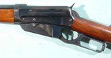 EXCEPTIONAL WINCHESTER MODEL 1895 TAKE-DOWN SPECIAL ORDER UNCHECKERED DELUXE FACTORY OWNER NAME ENGRAVED “JOHN WILCH” LEVER ACTION .35 WCF RIFLE - 5 of 15
