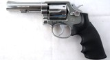 SMITH & WESSON MODEL 64 OR 64-3 STAINLESS 4” .38 SPECIAL CAL. “WPD” POLICE CONTRACT REVOLVER CIRCA 1981. - 1 of 4