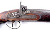 BRITISH (LONDON) PERCUSSION OFFICER’S DUELLING PISTOL WITH AUSTRALIA AGENT MARK CIRCA 1840. - 3 of 11
