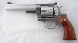 RUGER REDHAWK .44 MAGNUM CAL. STAINLESS 5 1/2” REVOLVER CIRCA 1985. - 1 of 6