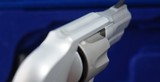 SMITH & WESSON MODEL 242 AIR-LITE TI TITANIUM .38 SPECIAL CAL. 7 SHOT 2 1/2” REVOLVER W/FACTORY CASE & EXTRA HOGUE GRIPS. - 5 of 6