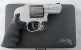 SMITH & WESSON MODEL 242 AIR-LITE TI TITANIUM .38 SPECIAL CAL. 7 SHOT 2 1/2” REVOLVER W/FACTORY CASE & EXTRA HOGUE GRIPS. - 6 of 6