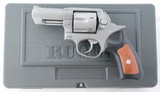 RUGER MODEL GP100 DOUBLE ACTION .357 MAGNUM STAINLESS 3” REVOLVER W/ORIG. BOX. - 1 of 6