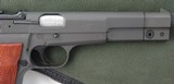 BELGIAN BROWNING HI-POWER 9MM LUGER GP COMPETITION 6” MATCH GRADE PISTOL W/CASE. - 3 of 5