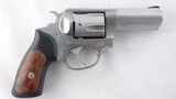 RUGER SP101 STAINLESS 9MM LUGER CAL. 3” REVOLVER. - 2 of 3