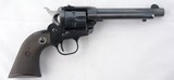 EARLY RUGER SINGLE-SIX .22 LONG RIFLE CAL. 5 1/2” REVOLVER CIRCA 1960. - 2 of 6