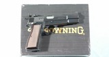 BELGIUM BROWNING HI-POWER OR HIGH POWER TARGET 9MM SEMI-AUTO PISTOL NEW IN BOX MFG. 1989. - 2 of 6