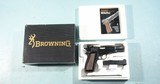 BELGIUM BROWNING HI-POWER OR HIGH POWER TARGET 9MM SEMI-AUTO PISTOL NEW IN BOX MFG. 1989. - 1 of 6