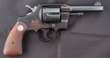SPECIAL ORDER COLT OFFICIAL POLICE .38 SPECIAL CAL. 4” ROUND BUTT REVOLVER CIRCA 1961 W/FACTORY LETTER. - 2 of 13