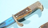 WW2 ORIGINAL NAZI EAGLEHEAD POLICE DAGGER AND SCABBARD & FROG. - 4 of 4