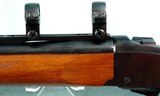 RUGER NO. 1 SINGLE SHOT .220 SWIFT CAL. RIFLE WITH SCOPE RINGS. - 3 of 7