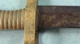 CIVIL WAR MERRILL U.S. NAVY RIFLE SABER BAYONET DATED 1862. - 3 of 4