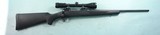 SAVAGE MODEL 11 BOLT ACTION 7MM-08 CAL. RIFLE W/BUSHNELL ELITE 3X9 SCOPE. - 1 of 8