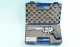 SMITH & WESSON K-38 K38 STAINLESS 38 SPECIAL 6” PORTED REVOLVER W/BOX.