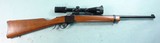 RUGER NO. 3 SINGLE SHOT .22 HORNET CAL. RIFLE W/NIKON 3X9 SCOPE IN ORIG. BOX. - 1 of 5
