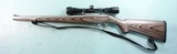 RUGER MODEL 10/22 SS MANNLICHER STOCK SEMI-AUTO .22 LR CAL. RIFLE W/BUSHNELL 3X9 SPORTVIEW SCOPE. - 2 of 5
