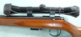 SAVAGE ANSCHUTZ MODEL 184 BOLT ACTION .22 LR CAL. RIFLE W/REDFIELD 4X SCOPE CIRCA 1970’S. - 4 of 8