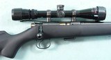CZ USA MODEL 455 BOLT ACTION .22 LR CAL. RIFLE W/BUSHNELL SPORTVIEW 3X9 SCOPE AND ORIG. BOX. - 2 of 6