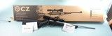 CZ-USA MODEL 455 4 BOLT ACTION STAINLESS .22 LR RIFLE W/BUSHNELL BANNER 2X4 SCOPE AND ORIG. BOX. - 1 of 5