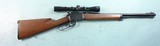 MARLIN MODEL 39A LEVER ACTION .22 S,L,LR CAL. CARBINE W/BUSHNELL 4X SPORTVIEW SCOPE. - 1 of 3