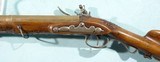 AMERICAN REVOLUTIONARY WAR ERA EXCEPTIONAL FRENCH ELLIPTICAL-BORE BRONZE-BARREL FLINTLOCK BLUNDERBUSS WITH SPRING BAYONET. - 8 of 11